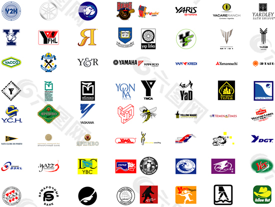 外国企业logo标志矢量图 AI