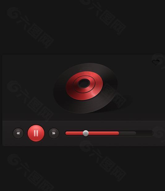音乐播放器ui图片