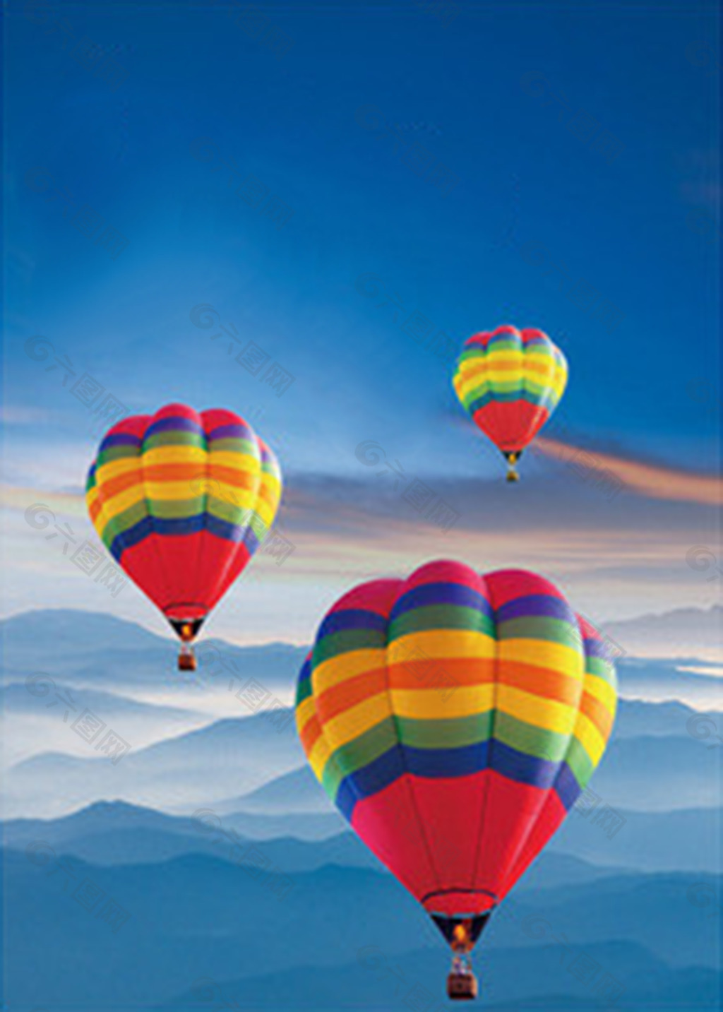 彩虹 热气球设计图__广告设计_广告设计_设计图库_昵图网nipic.com