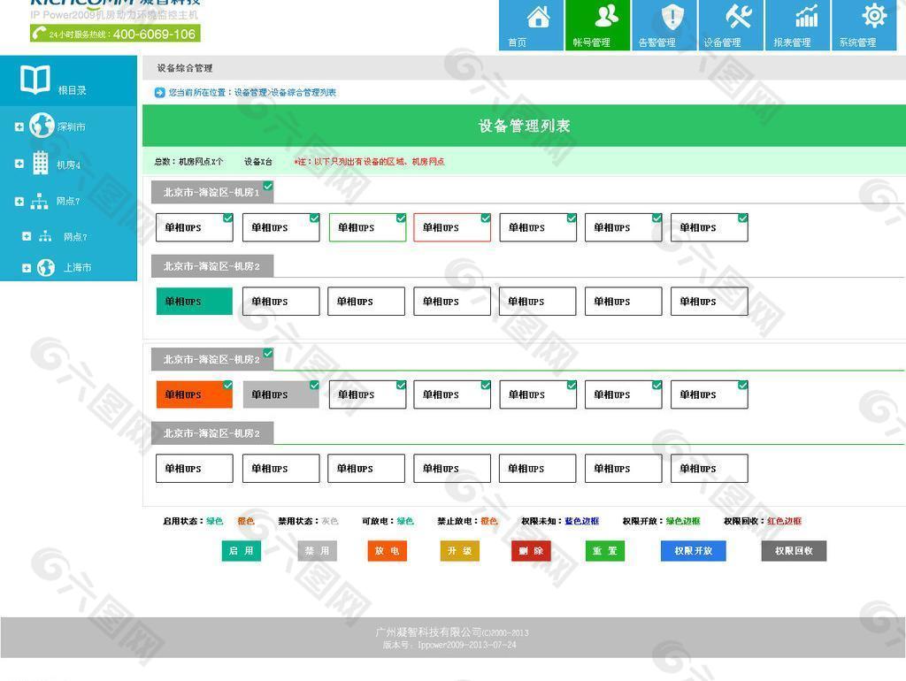 设备综合管理页面图片