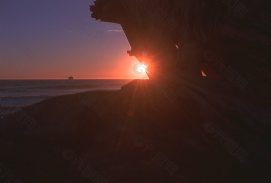 夕阳背景视频素材素材下载