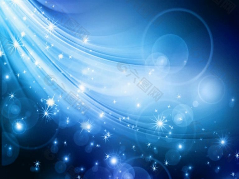 科技背景绚丽星星