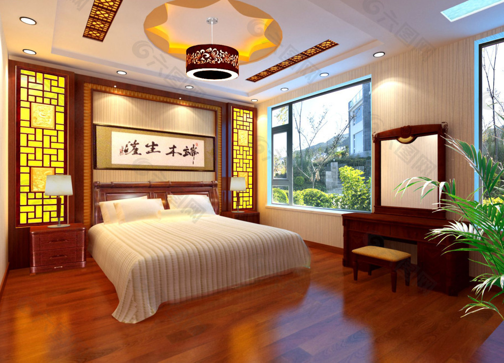 中国风卧室
