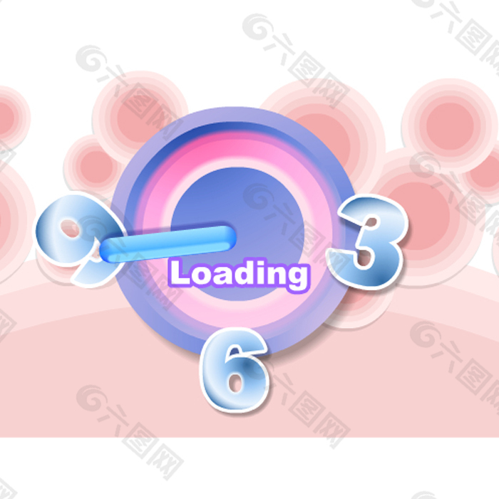 卡通时钟loading