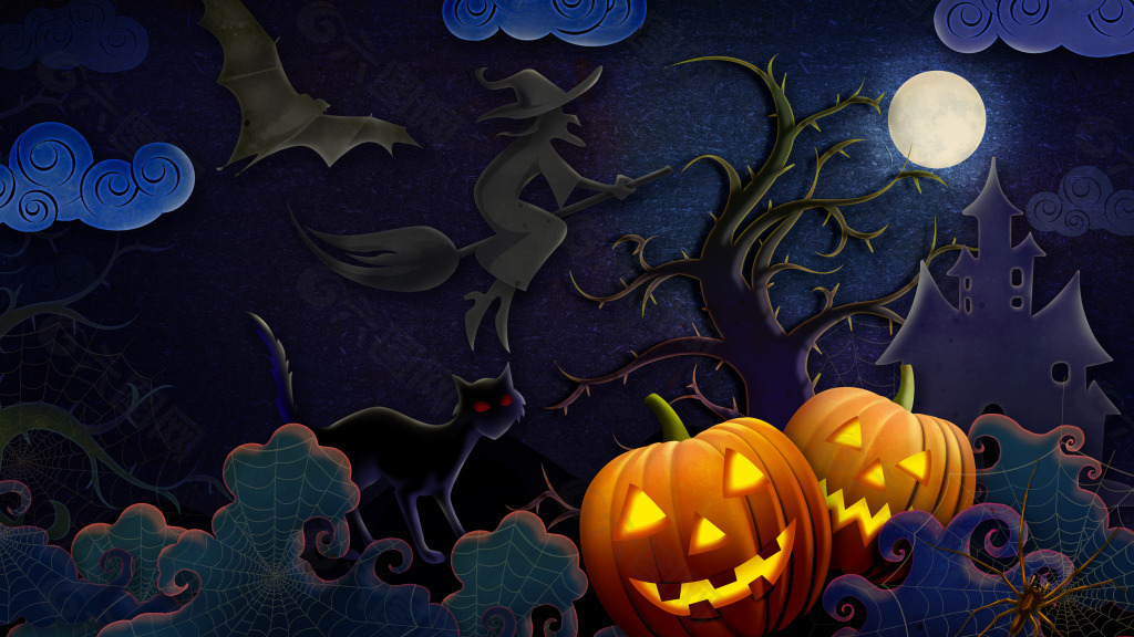 鬼节高清艺术背景图片