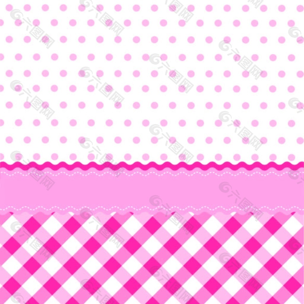 粉红色格子底纹