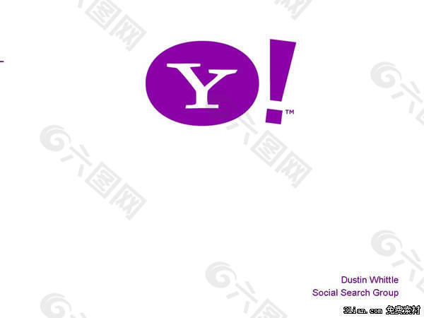 Yahoo风格PPT模板