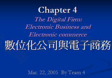 数位化公司与电子商务