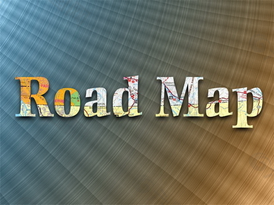Road Map PPT模板