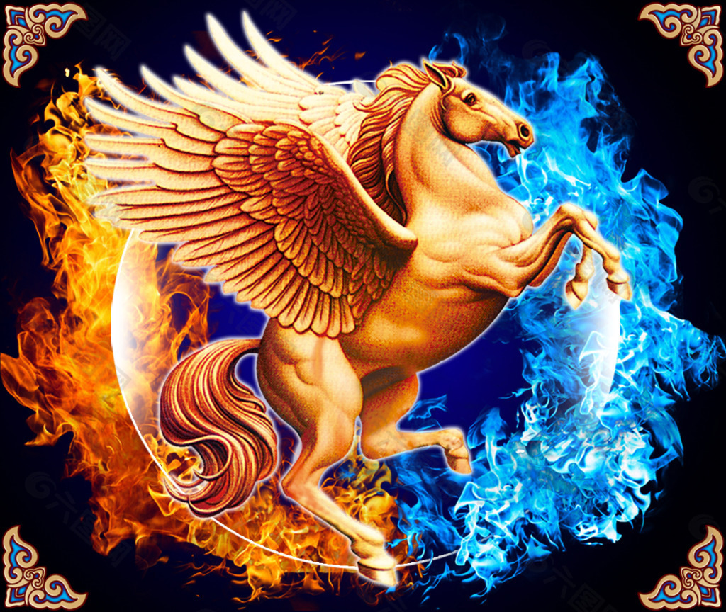 Flaming Horses Wallpapers - Wallpaper Cave