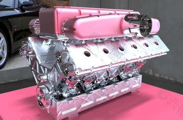 法拉利V12 5 7升发动机