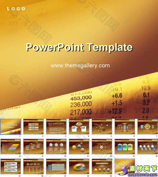 TG财务报表PPT模板