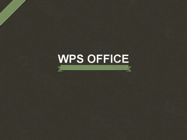 WPS office产品介绍PPT模板