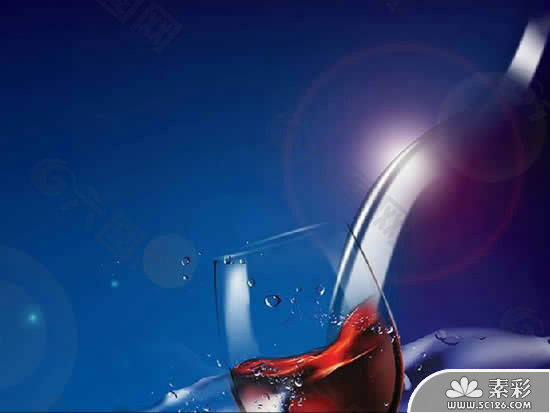 葡萄酒酒类主题PPT模板