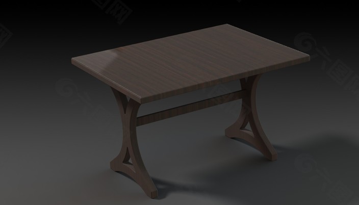 顶上的玻璃层木制的桌子