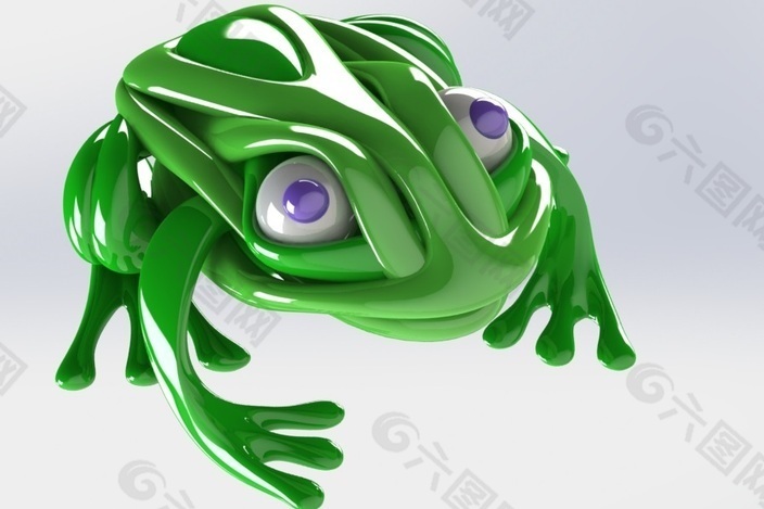 青蛙3D拼图[制品]