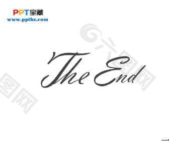 theend动态效果ppt模板