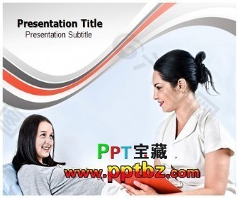 医学ppt模板：孕产知识培训