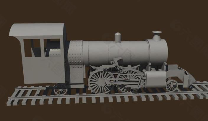 2-4-2蒸汽机车和窄轨（3英尺）的轨道