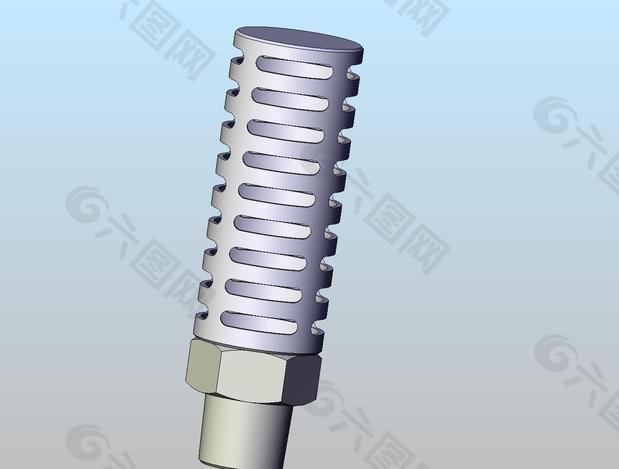 sldprt配件消声器