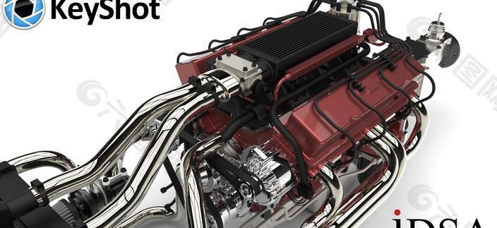 V8 GM 350 Turbo（IDSA渲染的挑战）