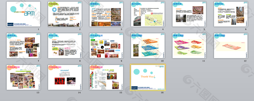 香港APM购物中心宣传资料ppt模板