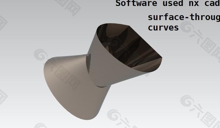 如何使用通过NX CAD曲线曲面