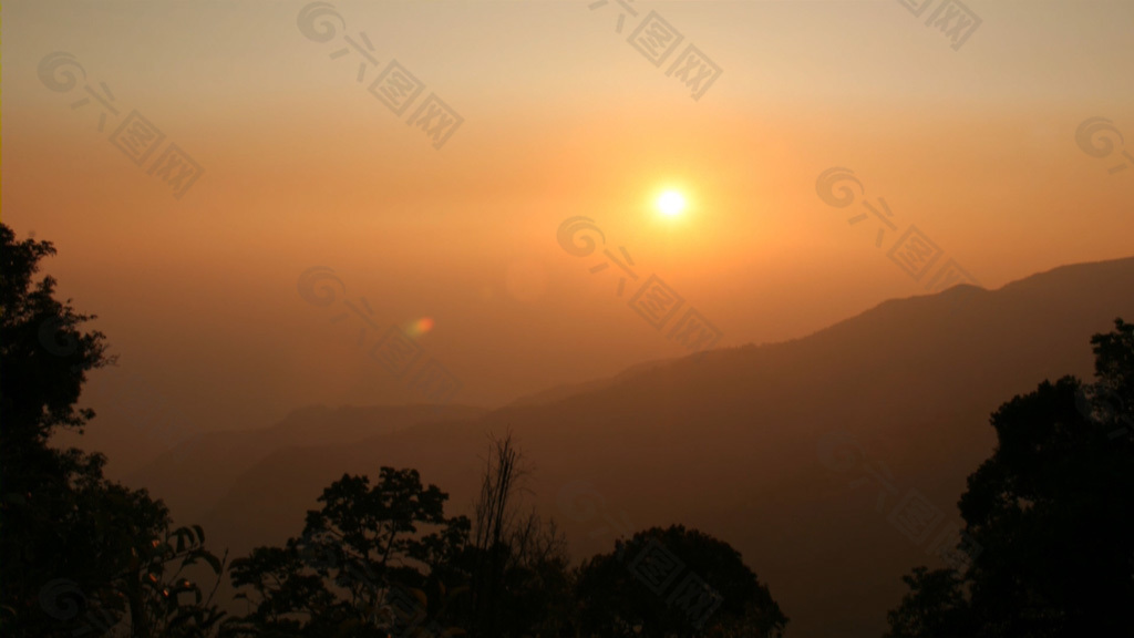 云海日出风景景色视频