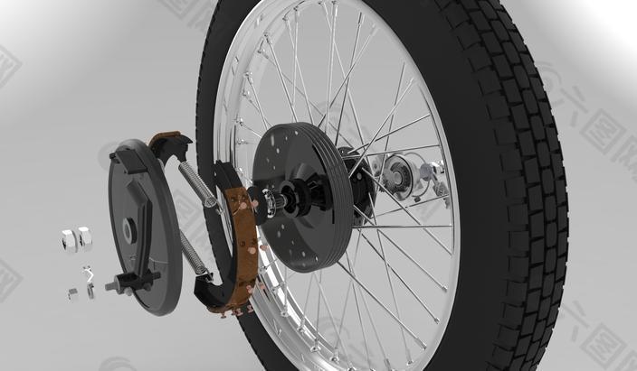 IZ摩托车前轮组件最终修订项目