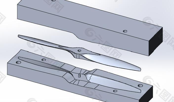 飞机螺旋桨和模具