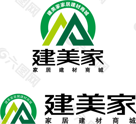 建美家 logo