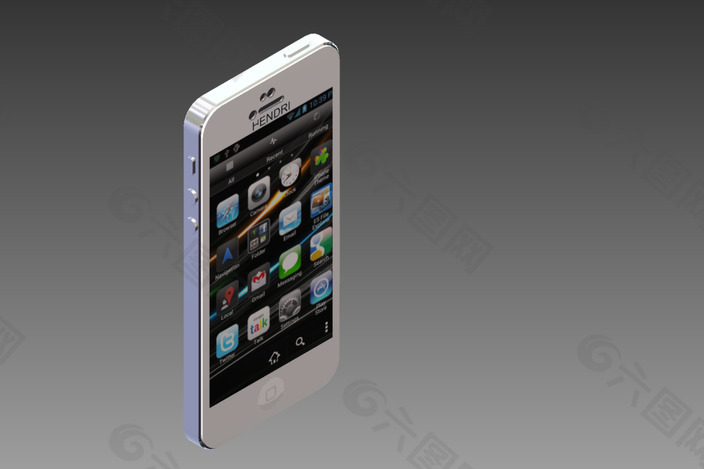 简单iPhone 5模型