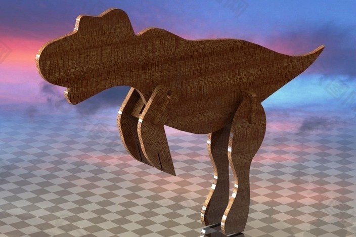 tiranossauro雷克斯de马德拉DE brinquedo