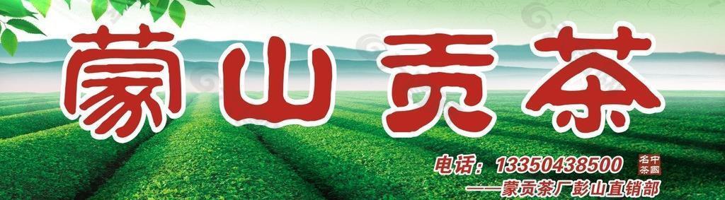 茶叶招牌 茶山 阳光图片