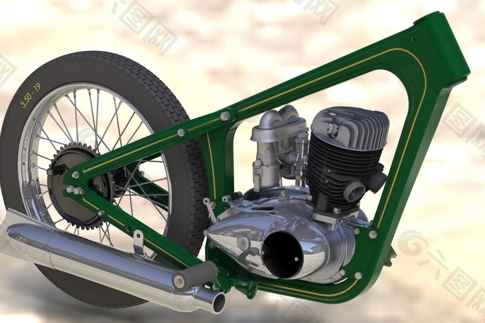 IZ 350摩托车更新