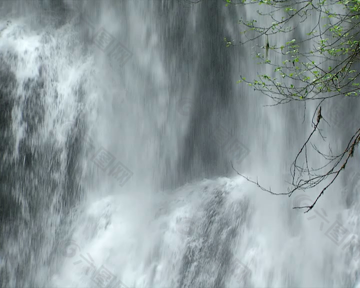 山涧溪水视频素材