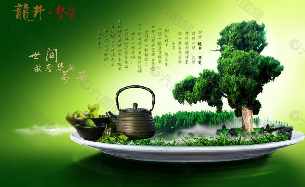 绿茶 龙井图片
