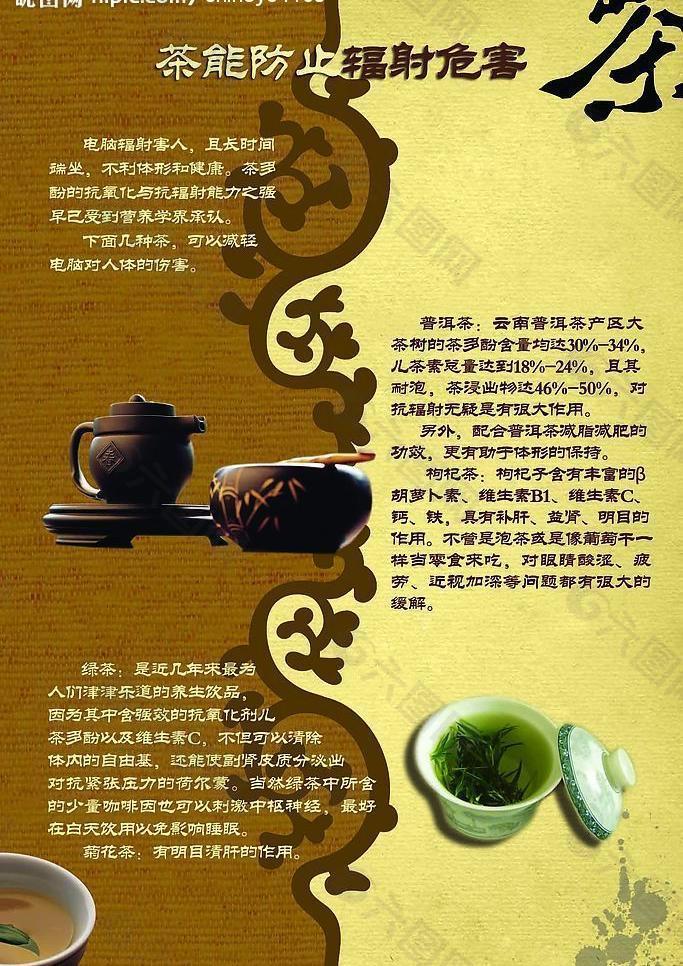 茶能防止辐射危害图片