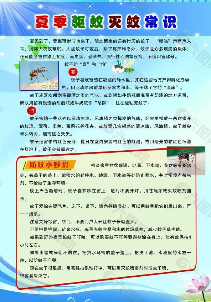 防蚊防蝇小知识图片