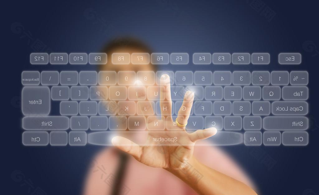 触摸科技人物图片