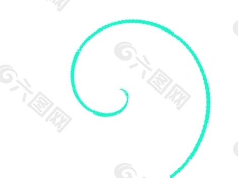粗糙的螺旋PPT背景- 75896224