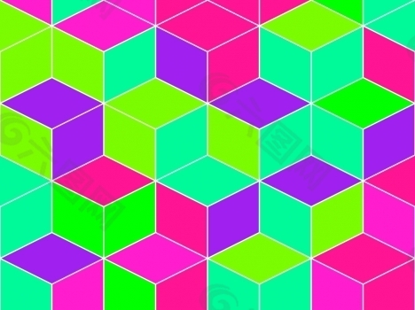 立方体PPT背景- 27220710