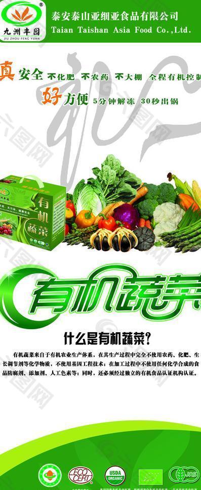 蔬菜x展架图片