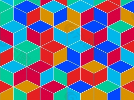 立方体PPT背景- 42717049