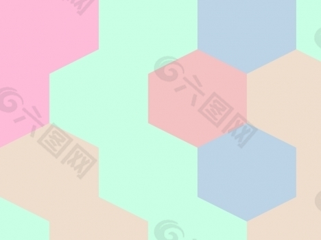 六边形的PPT背景- 34177073