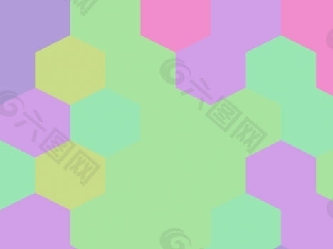 六边形的PPT背景- 45262070