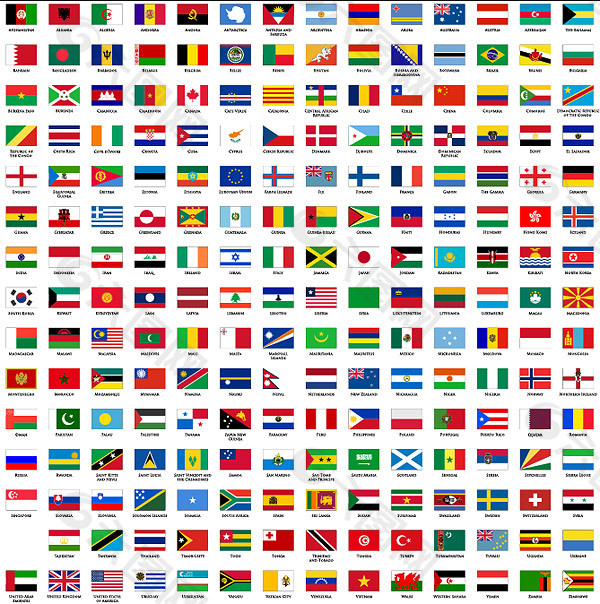世界国家国旗设计元素素材免费下载 图片编号 六图网