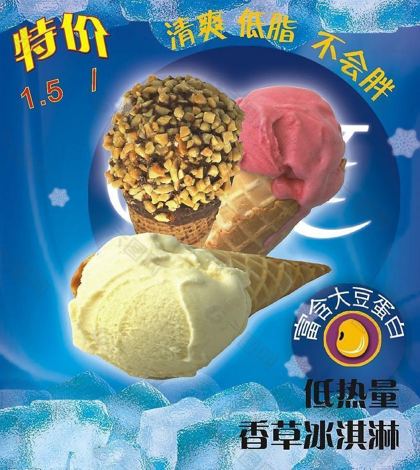 圣代 冰淇淋图片