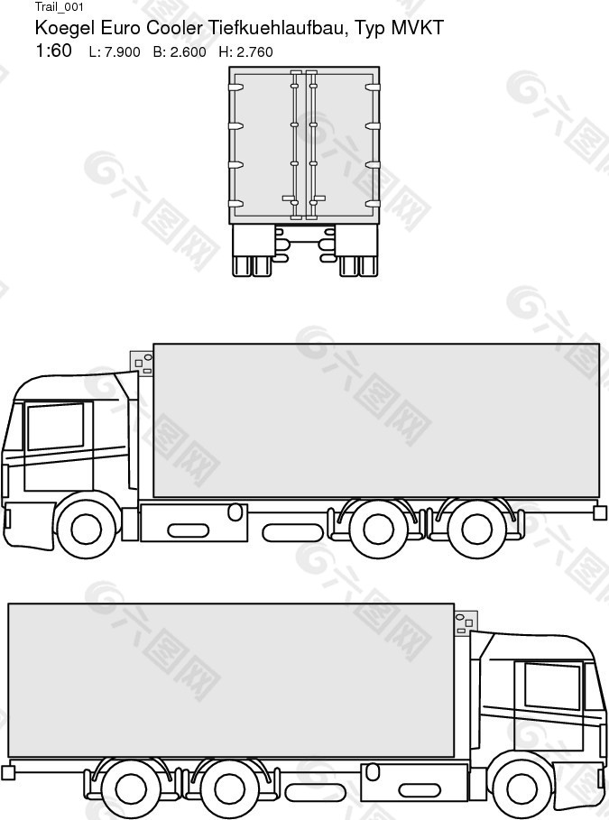 矢量卡车