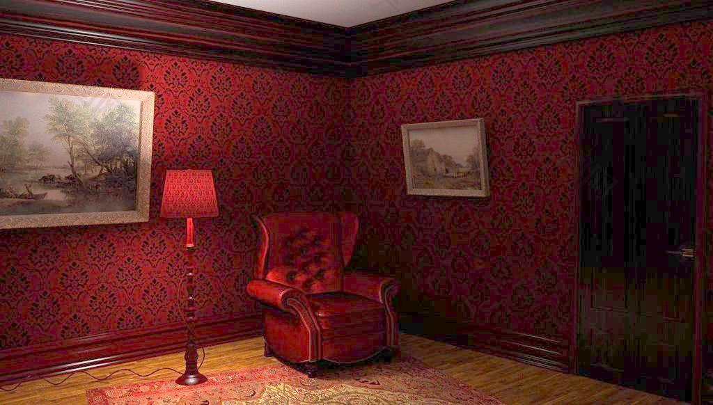 红色房间图片